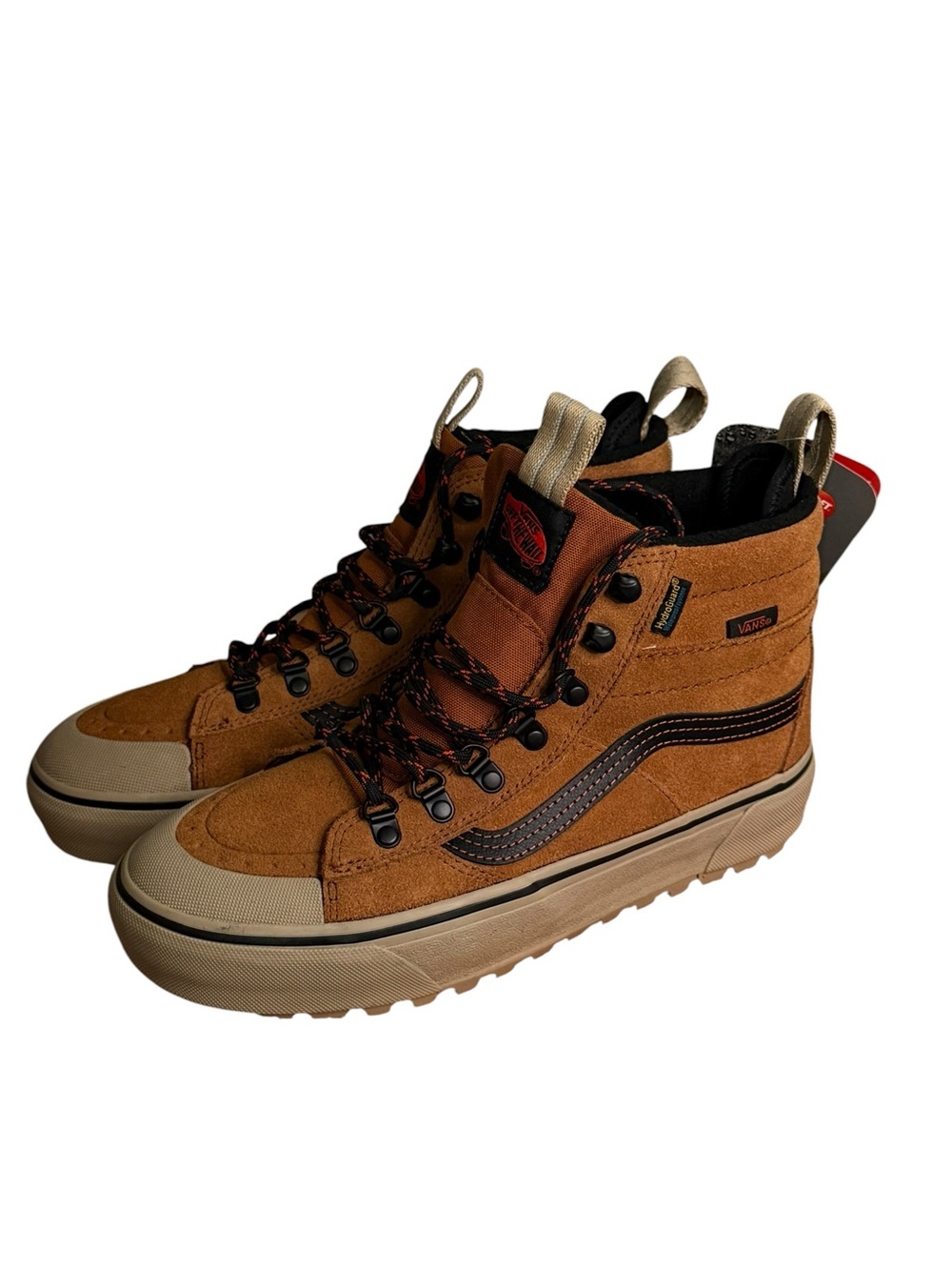 Vans Men's Brown Suede High-Top Skate Sneakers with Black Stripe
Sk8-Hi Dr Mte-2 - Picture 3 of 6